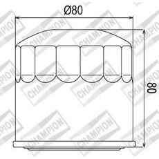 FILTER ULJA CHAMPION COF102 100609245