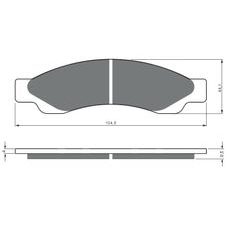 DISK PLOČICE GOLDFREN 441 S33 STREET FRONT