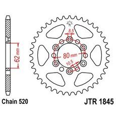 LANČENIK ZADNJI JT JTR 1845-37 37T, 520