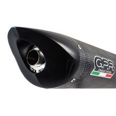 SLIP-ON EXHAUST GPR TIBURON T.53.TIBPO CARBON LOOK FOR TRIUMPH DAYTONA 675 2006-2008