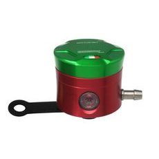 BRAKE FLUID RESERVOIR ACCOSSATO CNC-WORKED STRAIGHT BRACKET INCLUDED GREEN
