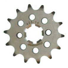 CHAIN KIT D.I.D CHAIN - SILVER CHAIN 428 VX, X-RING (X, NX, QX, XS), CHK FRONT SPROCKET SUPERSPROX, CHK REAR SPROCKET SUPERSPROX FOR SUZUKI RG 80 GAMMA 1986-1987