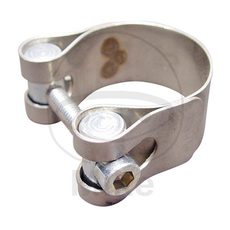 EXHAUST CLAMP JMT 5608D63 63MM STAINLESS STEEL