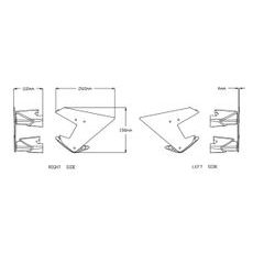 SIDE SPOILERS PUIG DOWNFORCE 20462T ORANGE