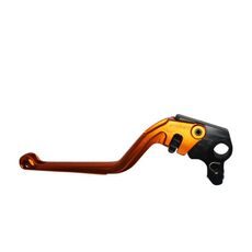 CLUTCH LEVER ACCOSSATO FIXED CNC-WORKED ALUMINIUM, ORANGE