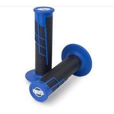 CLAMP ON GRIPS 1/2 WAFFLE BLUE/BLACK PROTAPER 021663