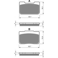 DISK PLOČICE GOLDFREN 203 S33 STREET FRONT