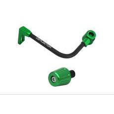 LEVER GUARD ACCOSSATO WITH BLACK HOSE AND JOINT LEFT, ALUMINIUM