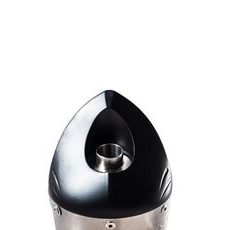 SLIP-ON EXHAUST GPR TIBURON T.69.TIBTO BRUSHED TITANIUM FOR TRIUMPH DAYTONA 675 2009-2012