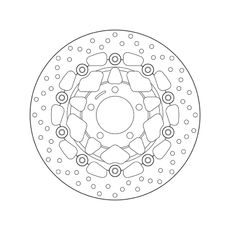KOČIONA DISK BREMBO 78B40820 FLOATING