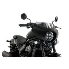 SEMIFAIRING PUIG MIRAGE 21460H SMOKE GLOSS BLACK HOUSING