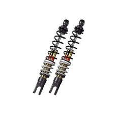 FRONT MONOSHOCK BITUBO YRB0 TWIN FRONT-ADJ: SPRING PRELOAD, BLACK SPRING