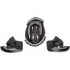 CHEEK PADS AND HAT LINER CASSIDA CROSS CUP TWO/SONIC (BLACK/GREY) 2XL