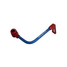 LEVER GUARD ACCOSSATO WITH BLUE HOSE AND JOINT RIGHT, ALUMINIUM