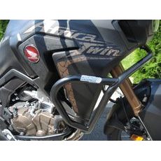 ENGINE GUARDS RDMOTO CF57KD MATT BLACK UPPER + LOWER FOR HONDA CRF 1000 L AFRICA TWIN 2016-2019