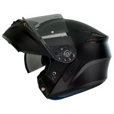 FLIP UP HELMET AXXIS STORM SV S SOLID A1 MATT BLACK M