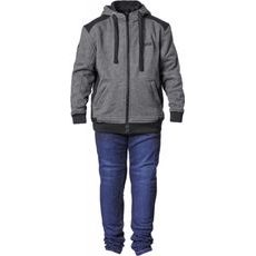 KEVLAR HOODIE GMS GRIZZLY JUNIOR ZG51800 BLACK-GREY 140