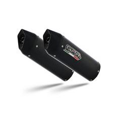 DUAL SLIP-ON EXHAUST GPR FURORE NERO K.86.CAT.FUNE MATTE BLACK INCLUDING REMOVABLE DB KILLERS, LINK PIPES AND CATALYSTS