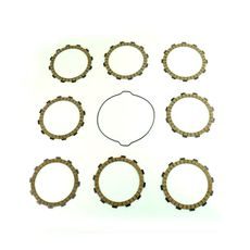 FRICTION PLATES KIT WITH CLUTCH COVER GASKET ATHENA P40230022