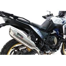 SLIP-ON EXHAUST GPR FURORE-X ACCIAIO INOX VO.9.FUXIO BRUSHED STAINLESS STEEL INCLUDING REMOVABLE DB KILLER AND LINK PIPE