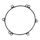 Clutch cover gasket WINDEROSA CCG 817490 outer side