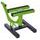 Motocross enduro stand Green Q-Tech 290MM - 390MM M002-23