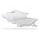 Side panels POLISPORT 8600700001 (pair) white