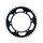 Rear ALU sprocket SUPERSPROX RAL-460:44-BLK Crni 44T, 520