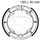 Brake shoe set EBC S606 includings springs