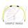 Kit prednjih kočionog crijeva Venhill POWERHOSEPLUS SUZ-5002FS-YE (1 hose in kit) Yellow hoses, stainless steel fittings