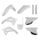 Plastic body kit POLISPORT 91055 White