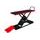 Motorcycle lift LV8 GOLDRAKE 400 MOTO EG400E.R with electro-hydraulic unit BLACK AND RED RAL 3002