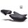 Comfort seat SHAD SHH0N710CH heated black/grey, red seams