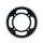 Rear ALU sprocket SUPERSPROX RAL-6622:47-BLK