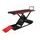 Motorcycle lift LV8 GOLDRAKE 600C FLOOR VERSION EG600CE.R with electro-hydraulic unit (black and red RAL 3002)