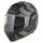 Full face helmet CASSIDA MultiFlip Korp black matt/green/gray S