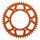 Rear ALU sprocket SUPERSPROX RAL-990:50-ORG orange 50T, 520