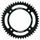 Rear ALU sprocket SUPERSPROX RAL-898:47-BLK Crni 47T, 428