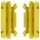 Radiator louvers POLISPORT 8466100002 Yellow rm01