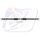 Brake hose Venhill POWERHOSEPLUS 3H0275-CB 275mm Carbon