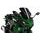 Windscreen PUIG RACING 20471N Crni