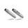 Dual slip-on exhaust GPR DEEPTONE A.67.RACE.DE Brushed Stainless steel