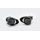 Frame sliders PUIG R19 20450N Crni black with grey rubber