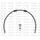 Rear brake hose kit Venhill POWERHOSEPLUS DUC-8003RB-BK (1 hose in kit) Black hoses, black fittings