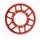 Rear ALU sprocket SUPERSPROX RAL-1131:62-RED crven