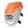 Headlight POLISPORT HALO LED 8667100004 with LED orange