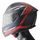 Full face helmet GMS VELOX ZG12601 graphic matt black-red-white S
