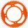 Rear ALU sprocket SUPERSPROX RAL-898:51-ORG orange 51T, 428