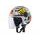 Jet helmet MT Helmets LITE TBO A0 GLOSS BLACK S KID