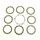 Friction plates kit with clutch cover gasket ATHENA P40230070